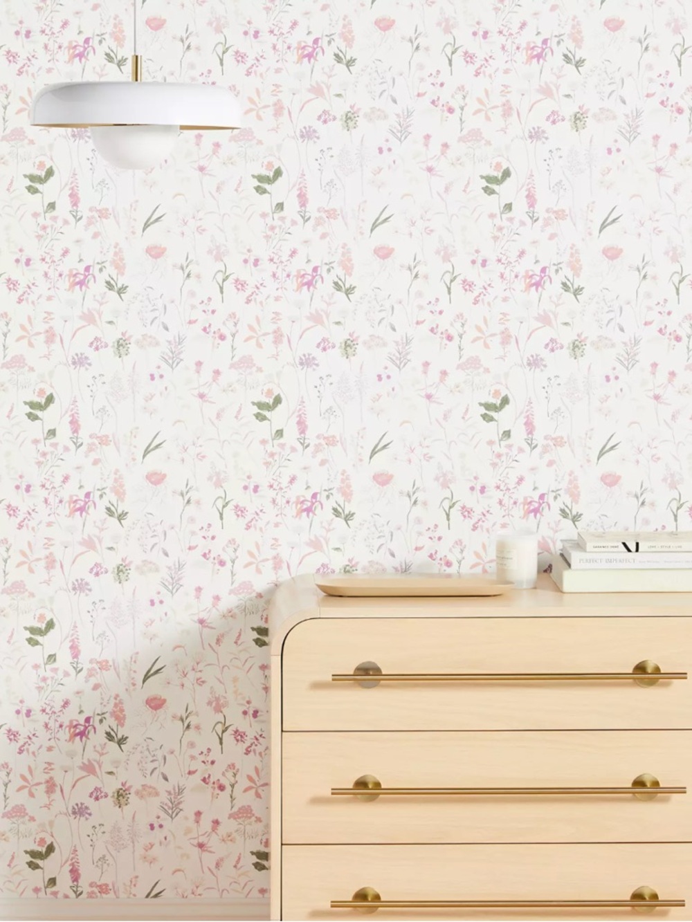 Anthropologie - 3 Rolls: 33’L, 18”W of Layne Wallpaper in package